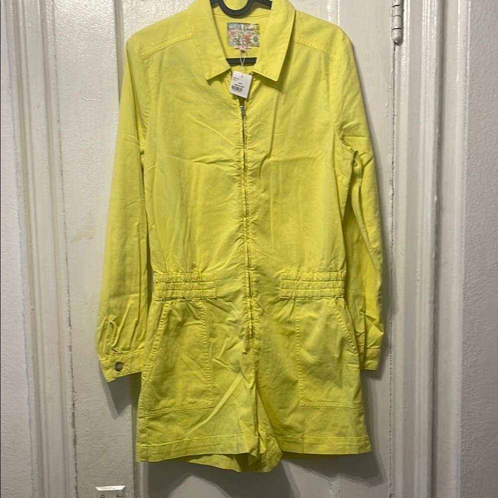 Bonpoint Lemon Yellow Kids Jumpsuit size S - Picture 8 of 8